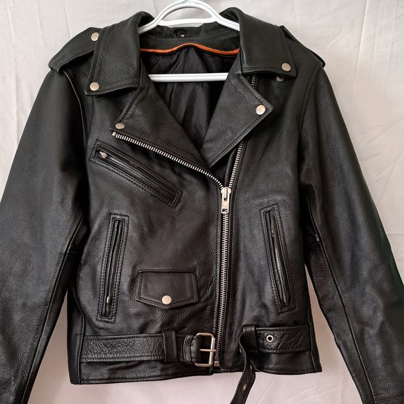 vintage Jackets & Blazers - Vintage black LeatherJacket